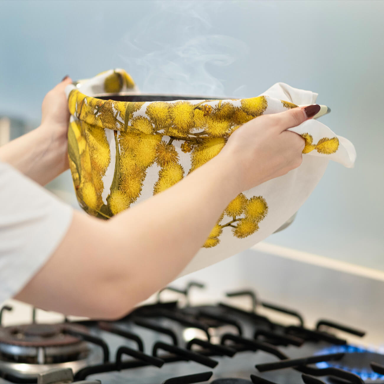 Australian Native Tea Towels - Wattle