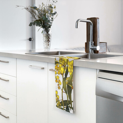 Australian Native Tea Towels - Wattle