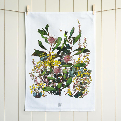 Australian Native Tea Towels - Three for Honey