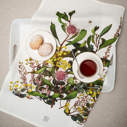 Australian Native Tea Towels - Three for Honey