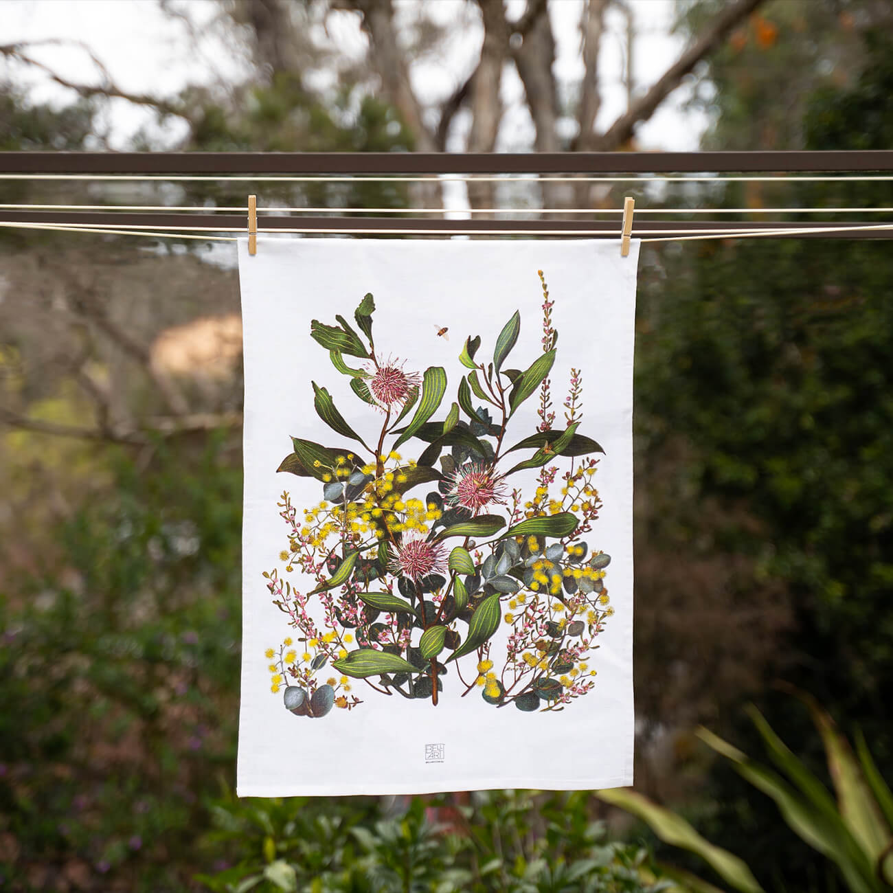 Australian Native Tea Towels - Three for Honey