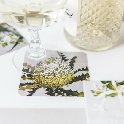White Collection Drink Coasters