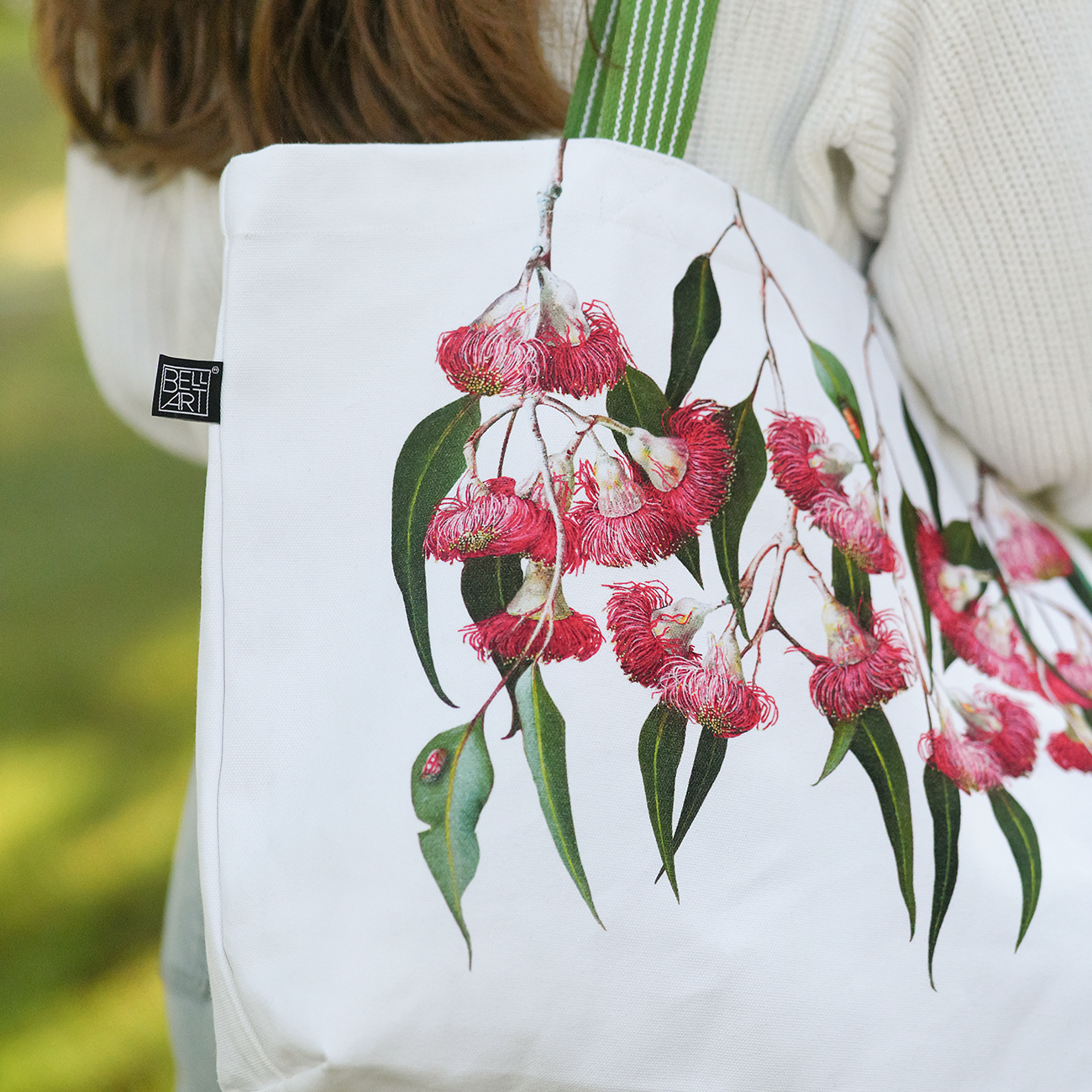 Eucalyptus Organic Canvas Tote Bag