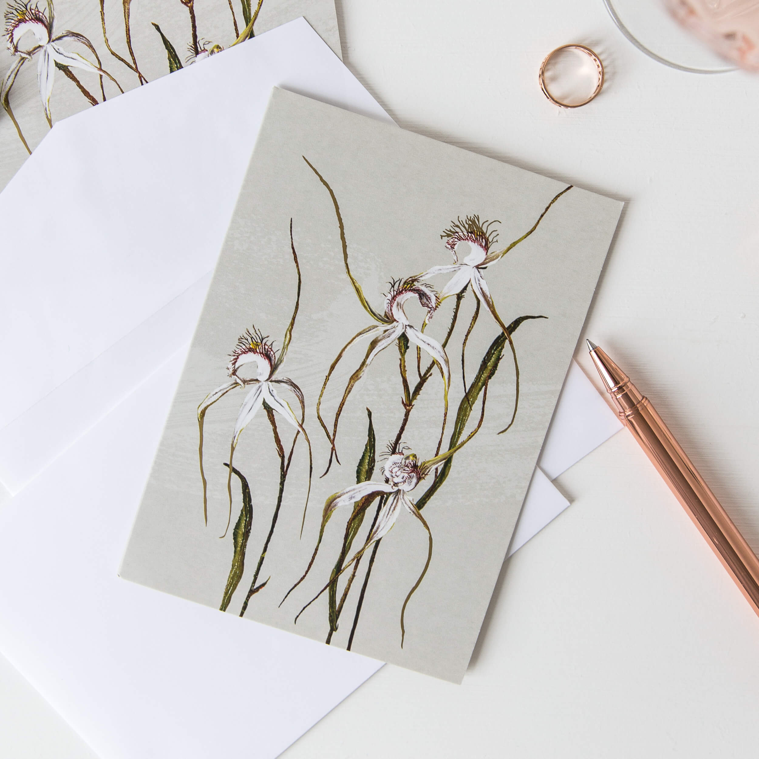 White Collection Boxed Cards