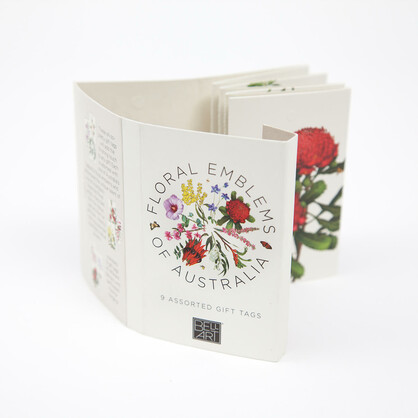 Floral Emblems Gift Tag Wallet