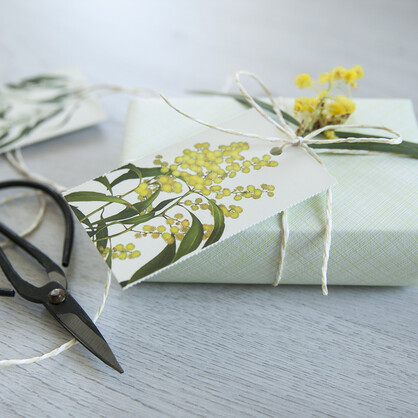 Floral Emblems Gift Tag Wallet