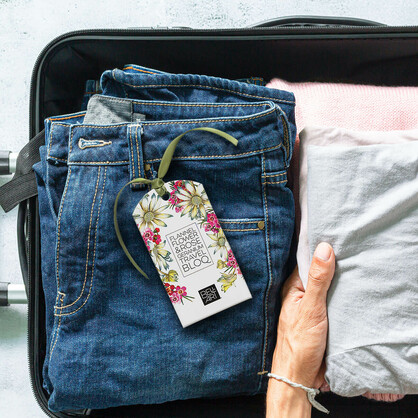 Travel Bloq - Flannel Flower & Rose Geranium