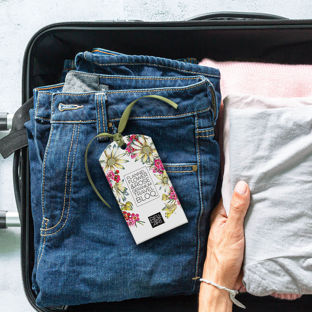 Travel Bloq - Flannel Flower & Rose Geranium