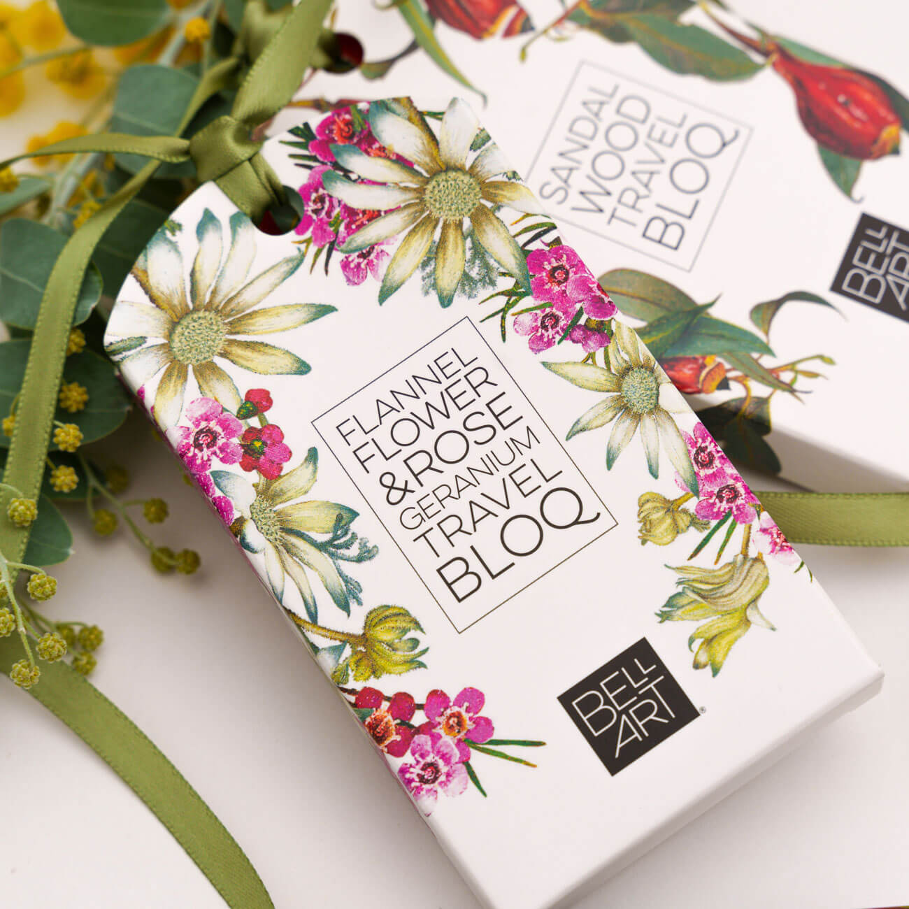 Travel Bloq - Flannel Flower & Rose Geranium
