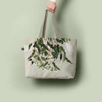 Marri Gum Organic Canvas Tote Bag