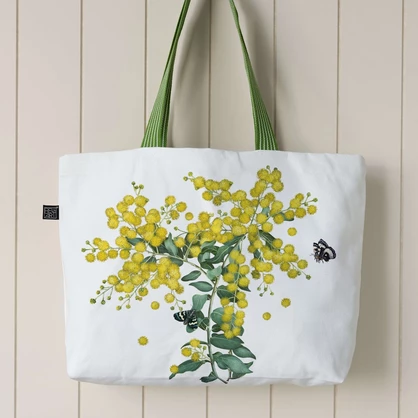 Wattle Organic Canvas Tote Bag