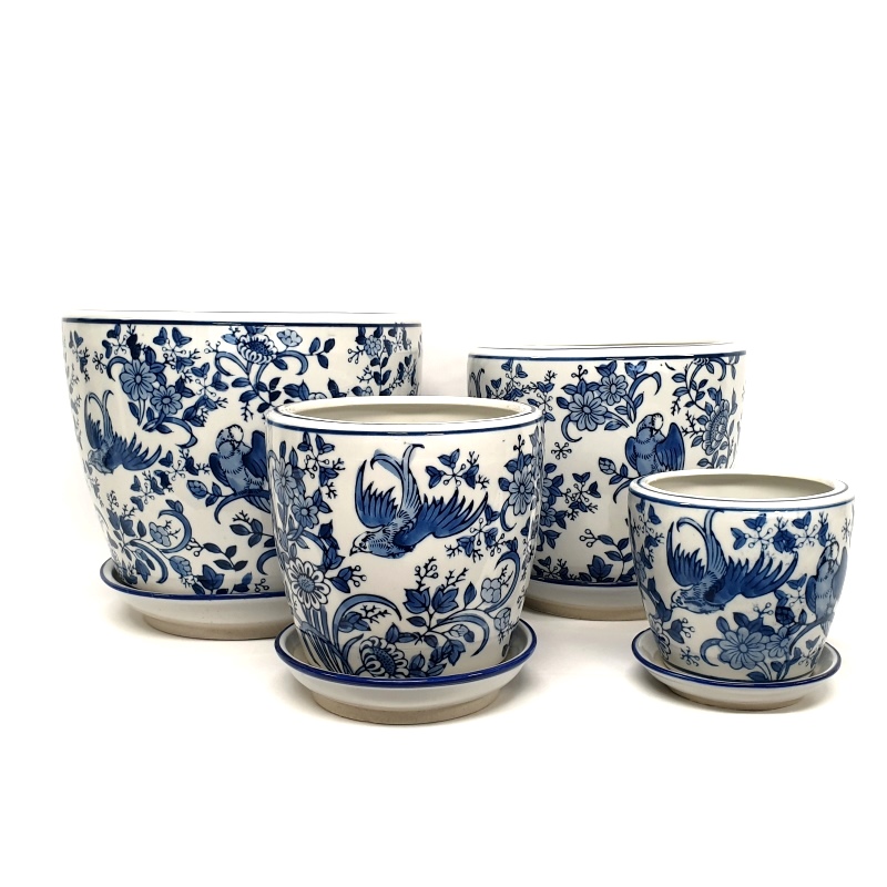 PE0065 - SET 4 STRAIGHT PLANTERS
