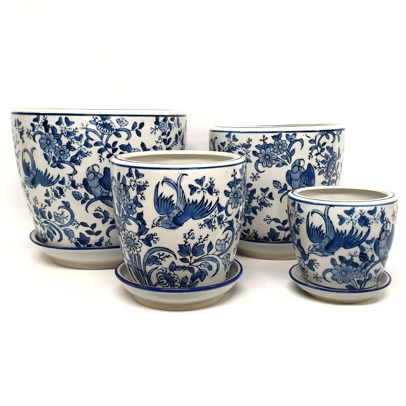PE0065 - SET 4 STRAIGHT PLANTERS