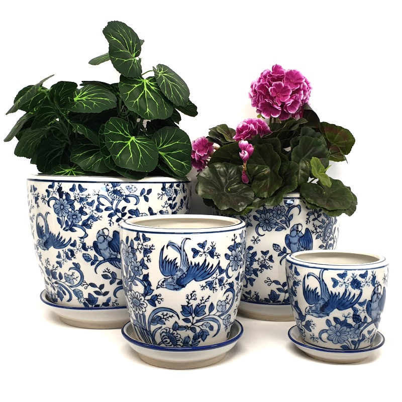 PE0065 - SET 4 STRAIGHT PLANTERS