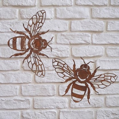 BHB19229 - BUMBLEBEE WALL ART