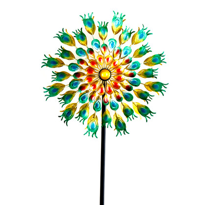 HHF3046 - PEACOCK WIND SPINNER