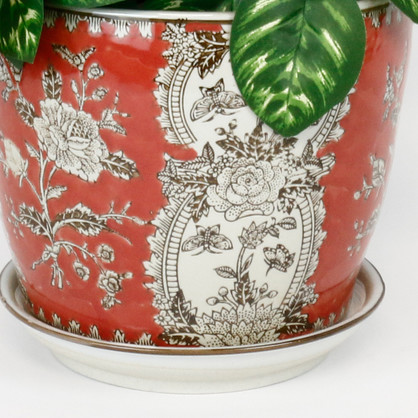 PE0043 - SET 4 PLANTERS - TANGERINE