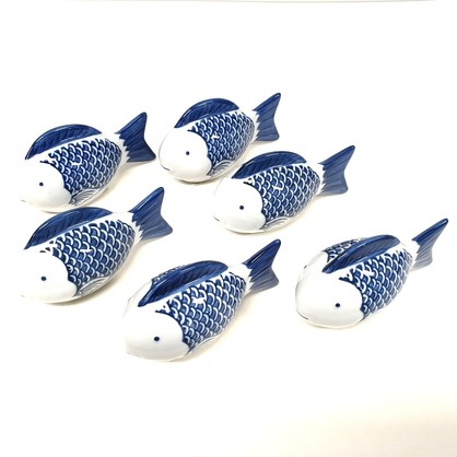 PE1022 - LARGE BLUE AND WHITE FISH