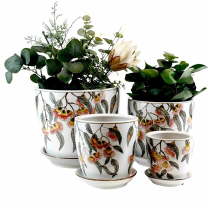 PE0089 - SILVER PRINCESS PLANTERS - SET OF 4
