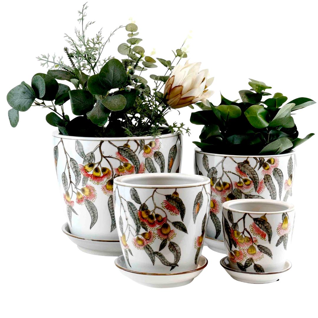 PE0089 - SILVER PRINCESS PLANTERS - SET OF 4