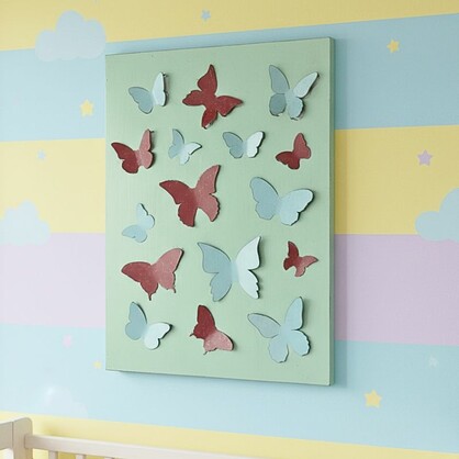 BHB16853 - BUTTERFLY WALL ART