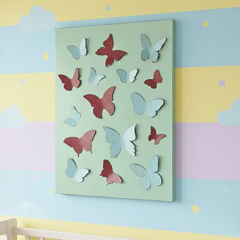 BHB16853 - BUTTERFLY WALL ART
