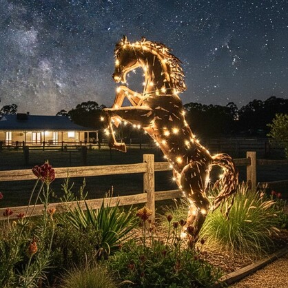 BHB131070 - RUSTIC HORSE (3.2 METRE)