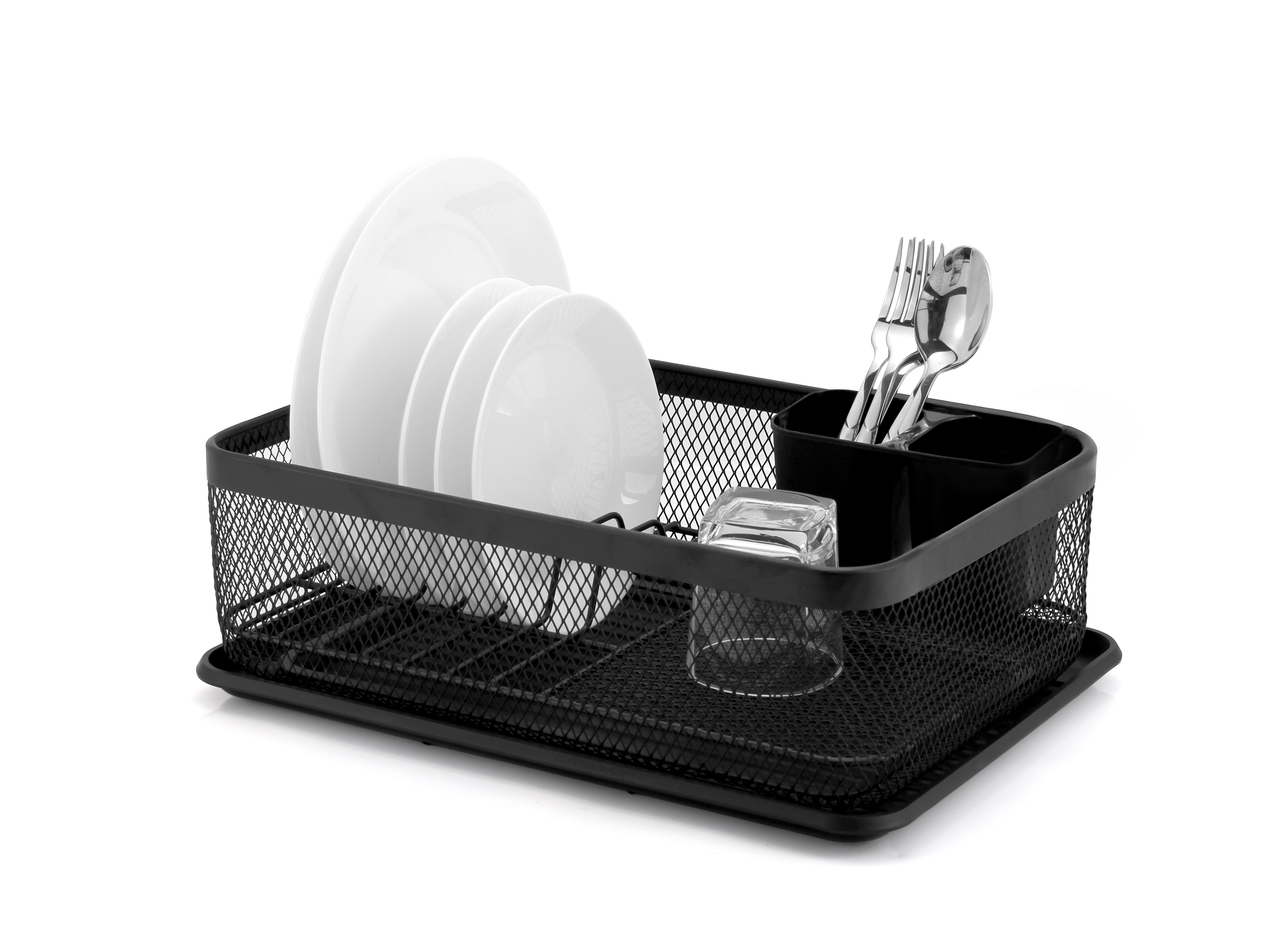 Nero Mesh Dish Rack Size: 41x29.5x14.5cm