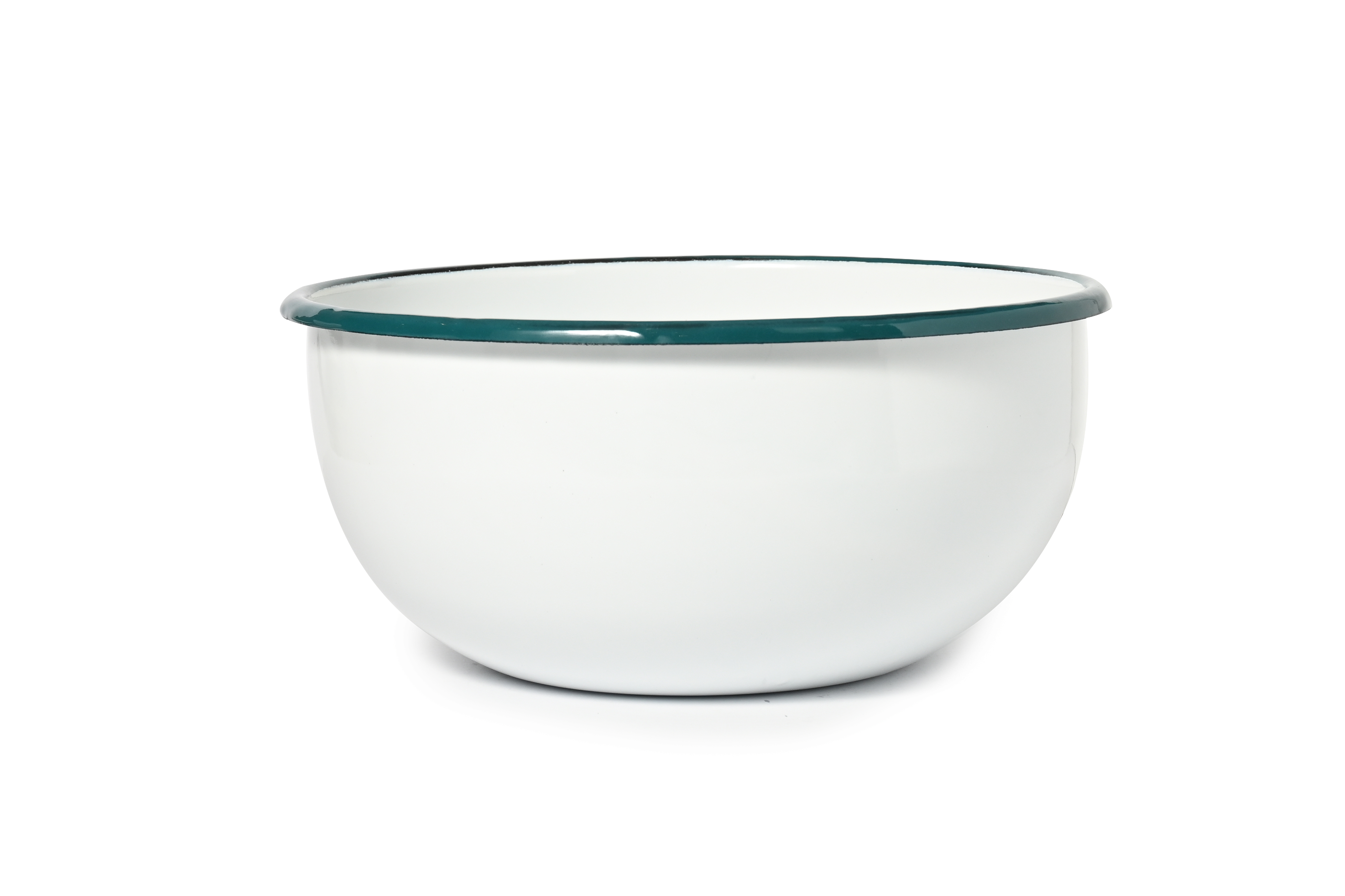 White Enamel Mixing Bowl 22cm