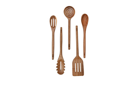 St Clare 5 piece Acacia Utensil Set LESS 30%