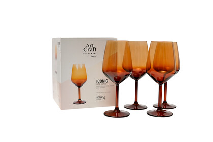 Iconic Amber Red Wine Glass 30% DICSCOUNT