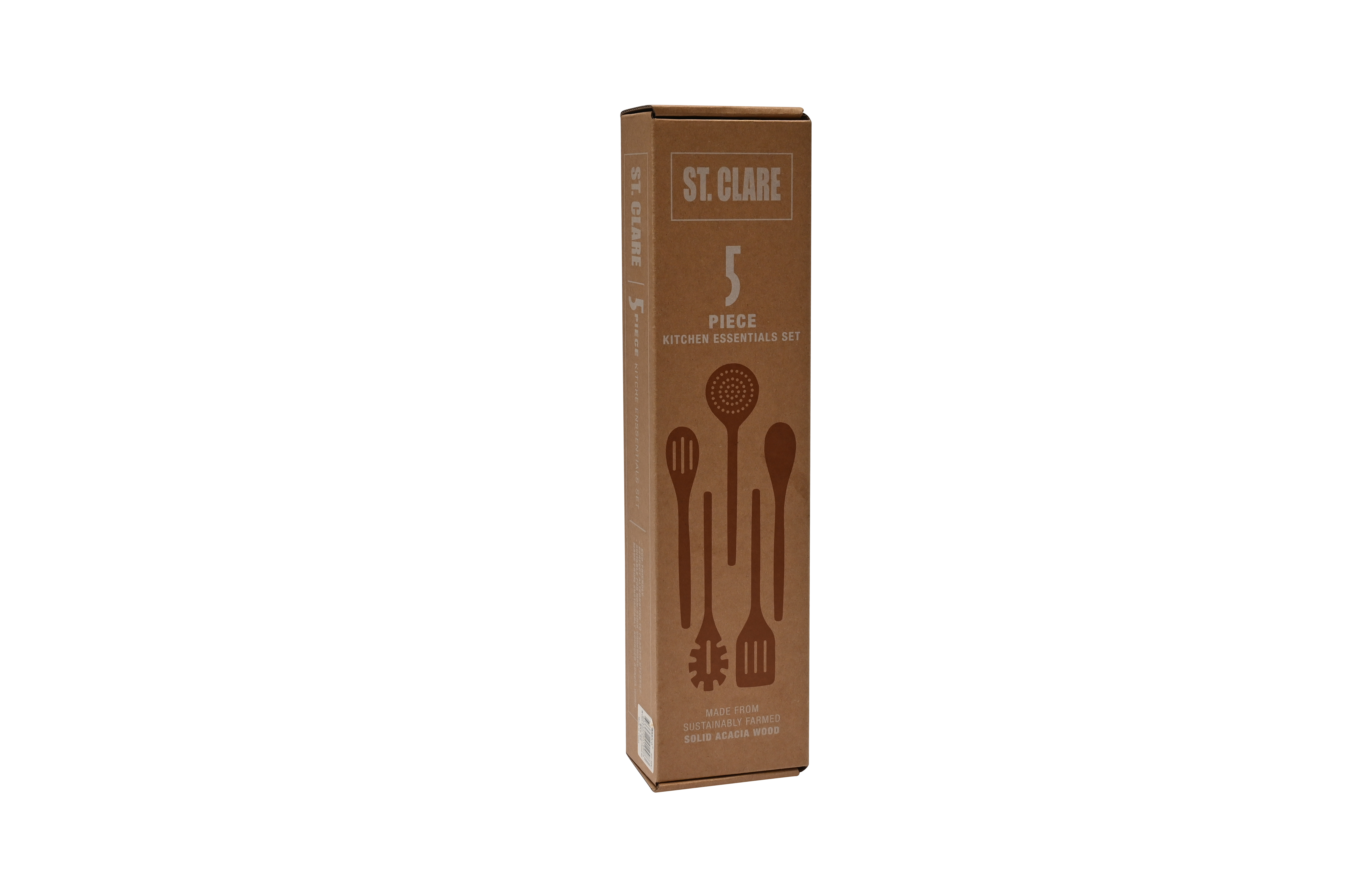 St Clare 5 piece Acacia Utensil Set LESS 30%