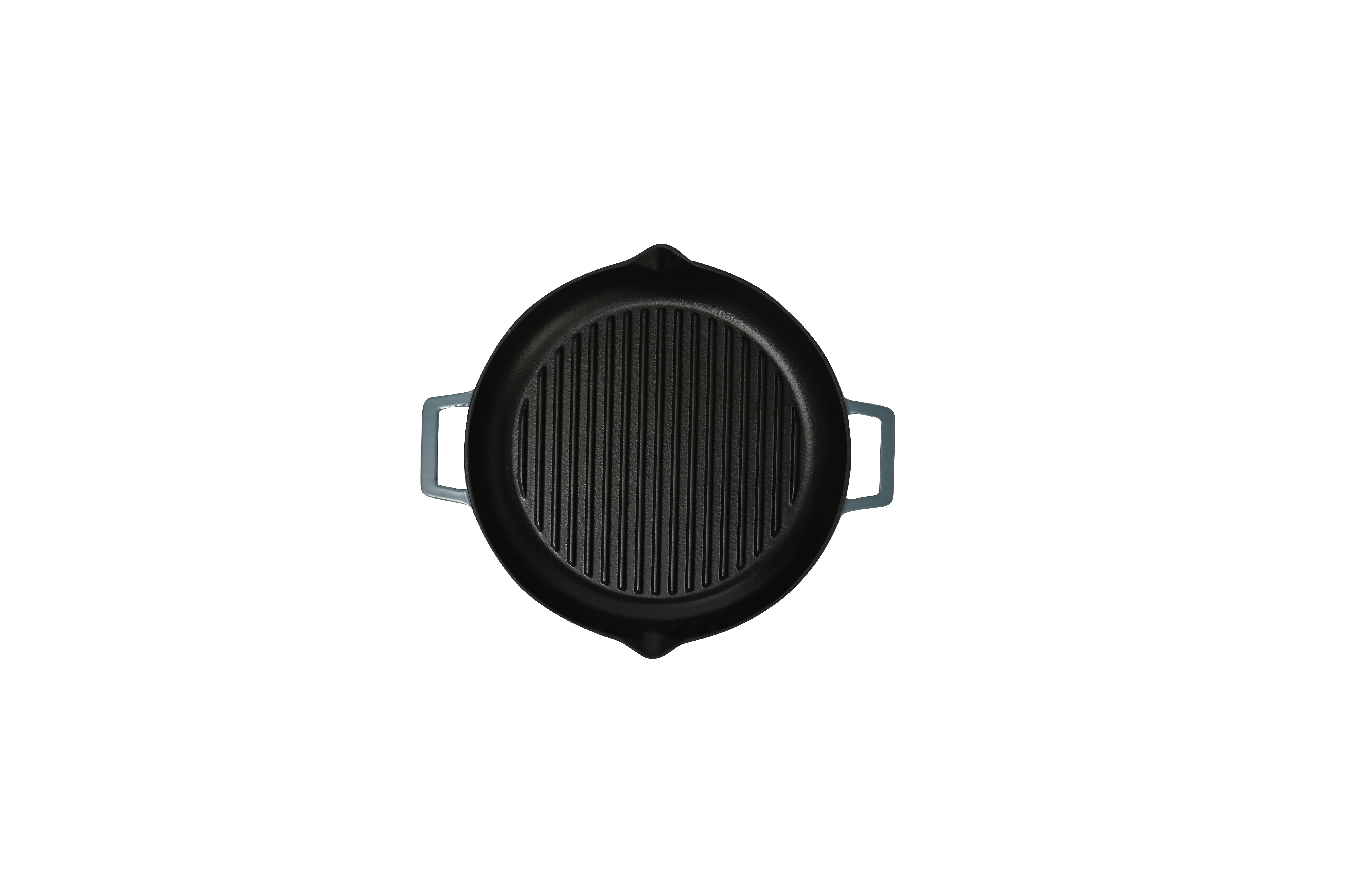 Classica Cast Iron Grill Pan 31cm, Sky Blue