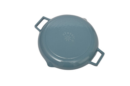 Classica Cast Iron Grill Pan 31cm, Sky Blue