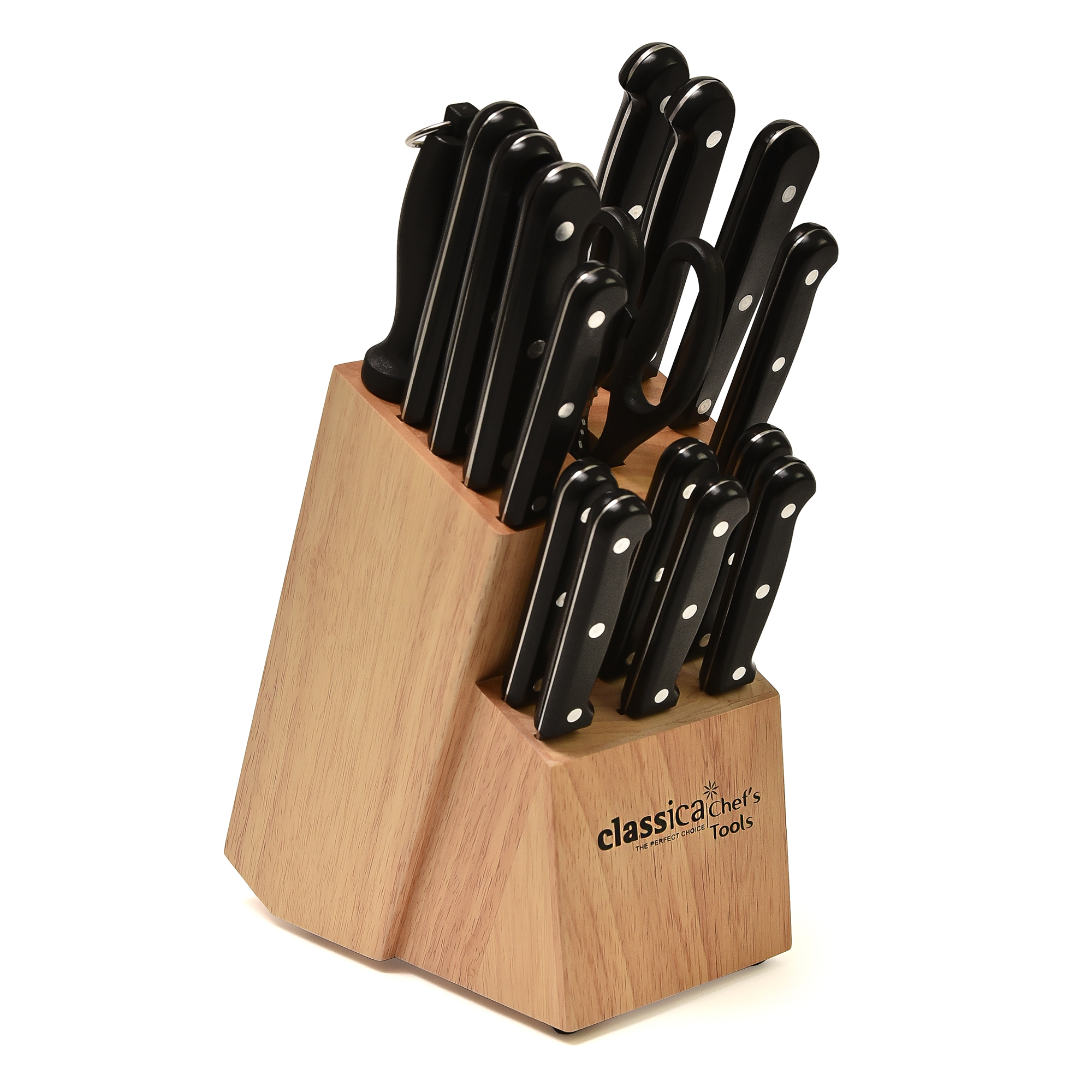 Wholesale Chef's Tools Knife Block 17 pieces (new version) with