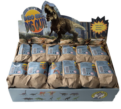 5046: Dino Egg Dig Out Display