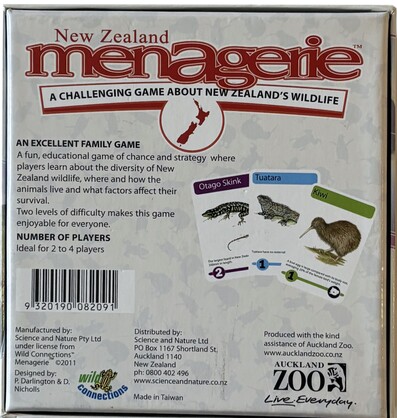 8209: New Zealand Menagerie Game