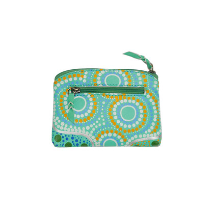 LP04GOSM - Hand Crafted and Hand Painted Leather Utility Purse 11 X 7.5cm