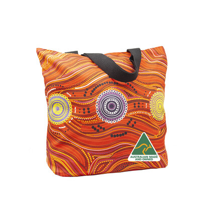 AUSCB01MDB - Australian Made Everyday Cotton Tote 43 X 38 X 10cm