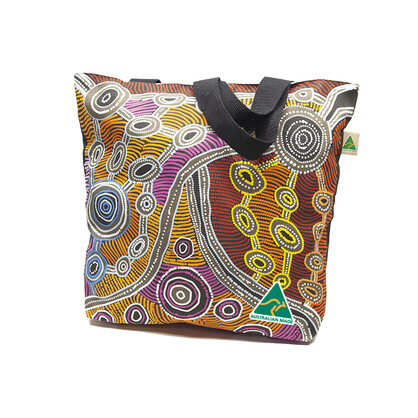 AUSCB01PFAP - Australian Made Everyday Cotton Tote 43 X 38 X 10cm