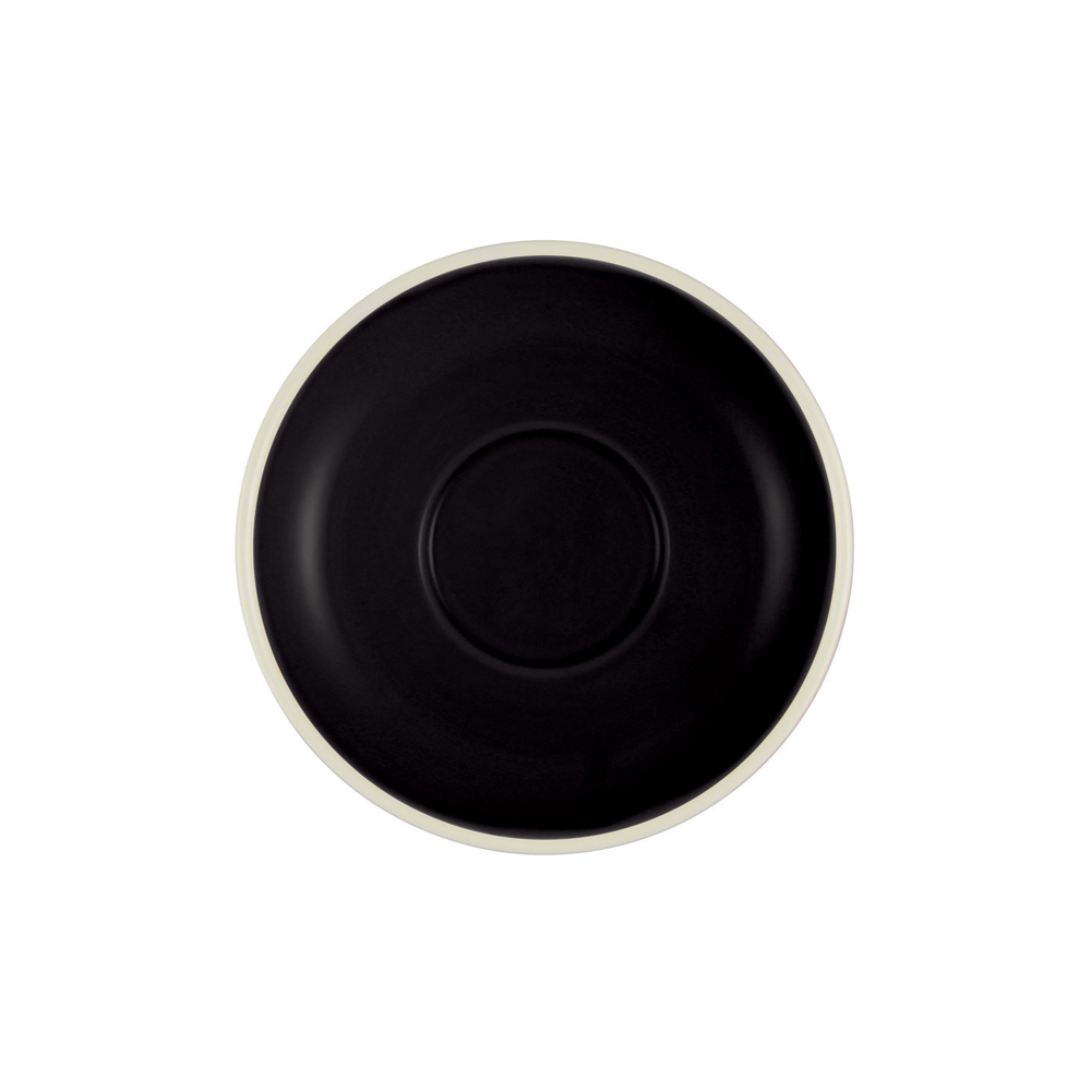 BREW ONYX/WHITE SAUCER 140MM BW1025