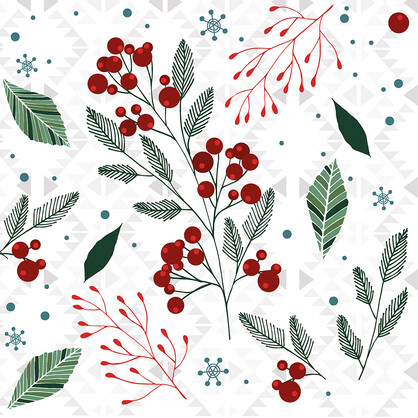 COCKTAIL - FESTIVE FLORALS WX210855
