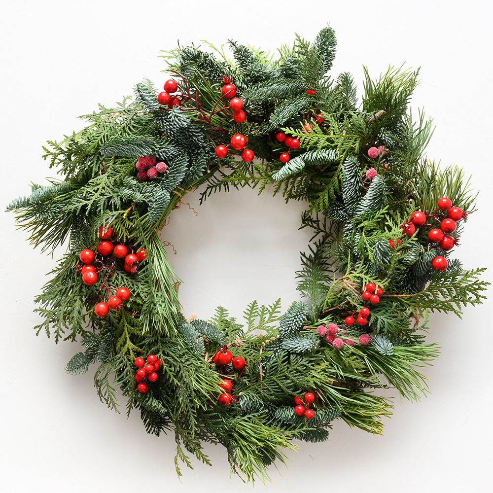 COCKTAIL - MERRY BERRY WREATH WX210871