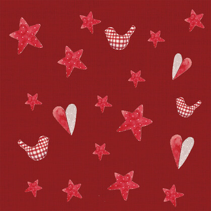 LUNCHEON - ARTISAN JOY RED WX210863