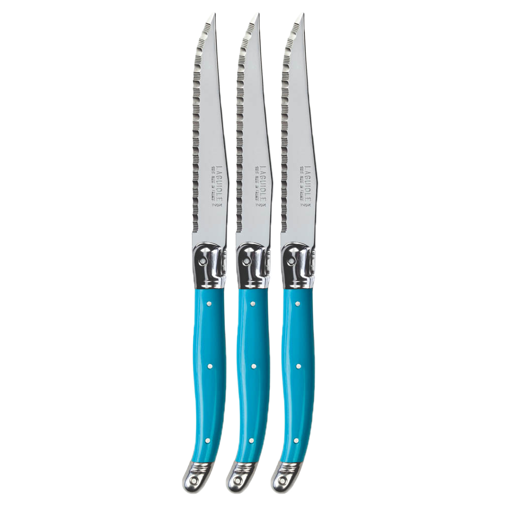 Laguiole REFILL STEAK KNIFE BLUE(3) AV706BLUL-3