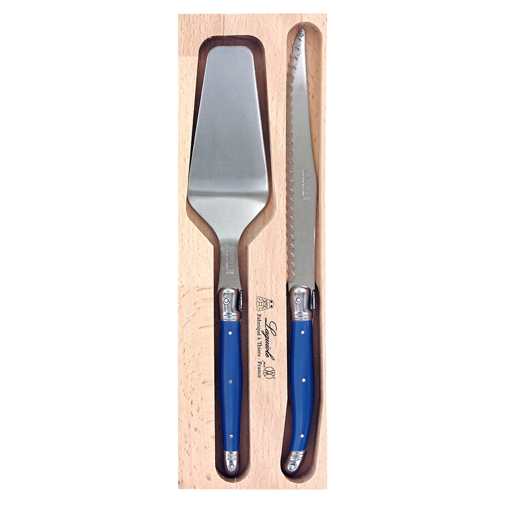 Laguiole CAKE SLICE SERVER SET NAVY AV7577NV