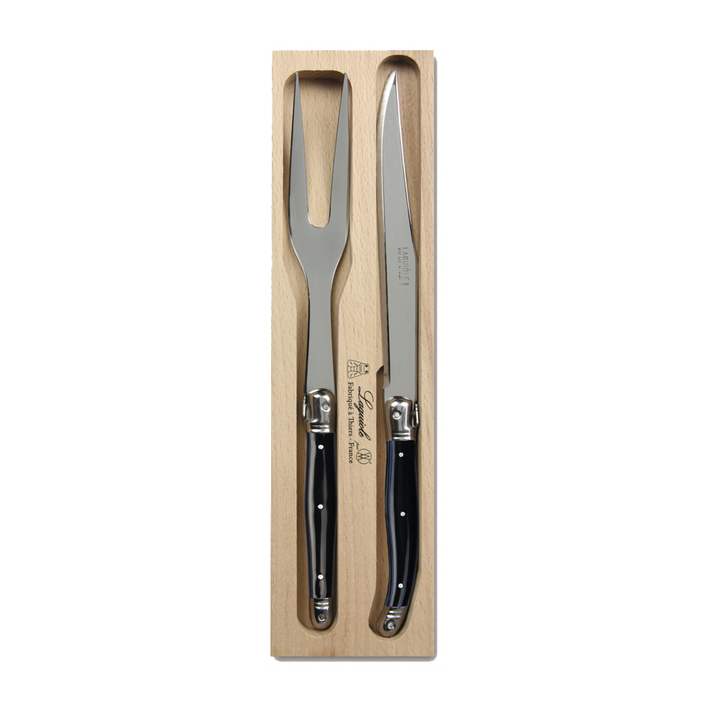Laguiole CARVING SET BLACK AV772BK