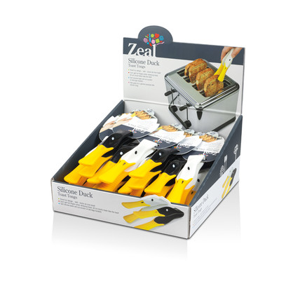ZEAL DUCK TOAST TONGS (18) J202D
