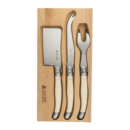LAGUIOLE CHEESE SET IVORY 3PC LA3PCIV