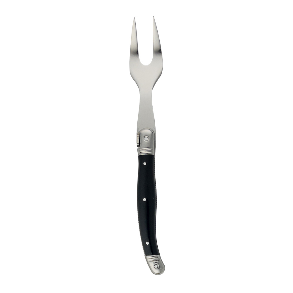 LAGUIOLE CHEESE FORK BLACK (3) LACFBK-3